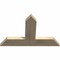 Ekena Millwork Portland Rough Sawn Timber Gable Bracket, Douglas Fir, 36"W x 24"H x 2"D x 6"F, 16/12 Pitch GBW036X24X0206POR00RDF - alternate 5